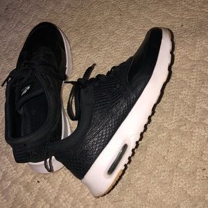 Black Leather Nikes